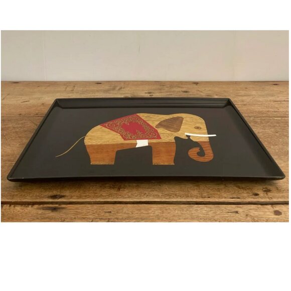 Vintage Couroc of Monterey Elephant Tray - Picture 2 of 12
